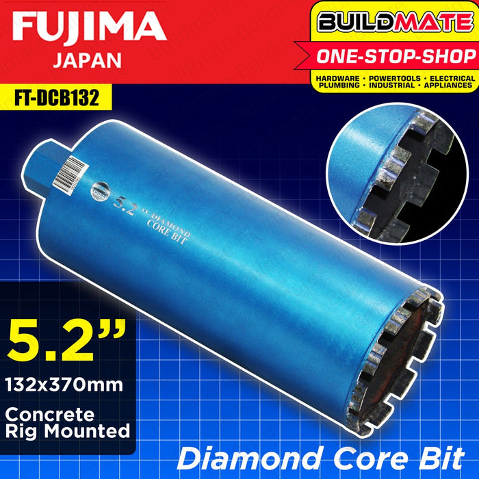 FUJIMA JAPAN Diamond Core Coring Bits 132mm x 370mm 5.2" FT-DCB132 AUTHENTIC •BUILDMATE•