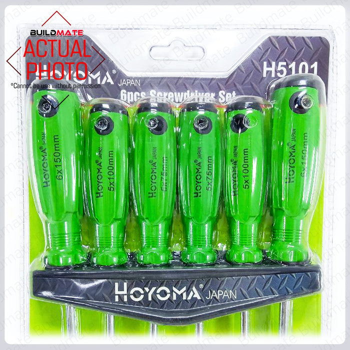 Hoyoma Magnetic Screwdriver 6PCS/SET H5101 •BUILDMATE• HYMHT