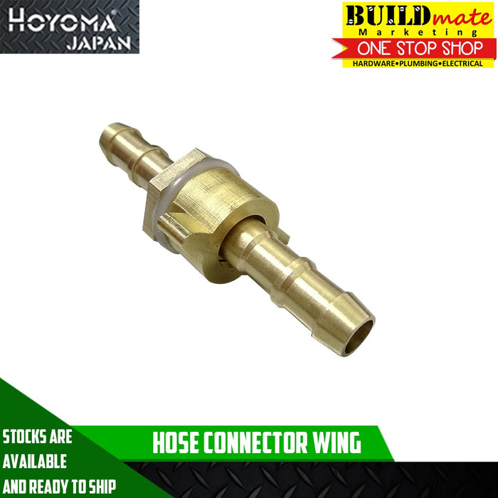 HOYOMA JAPAN Hose Connector Wing | Hex SOLD PER PIECE •BUILDMATE• HYMHT