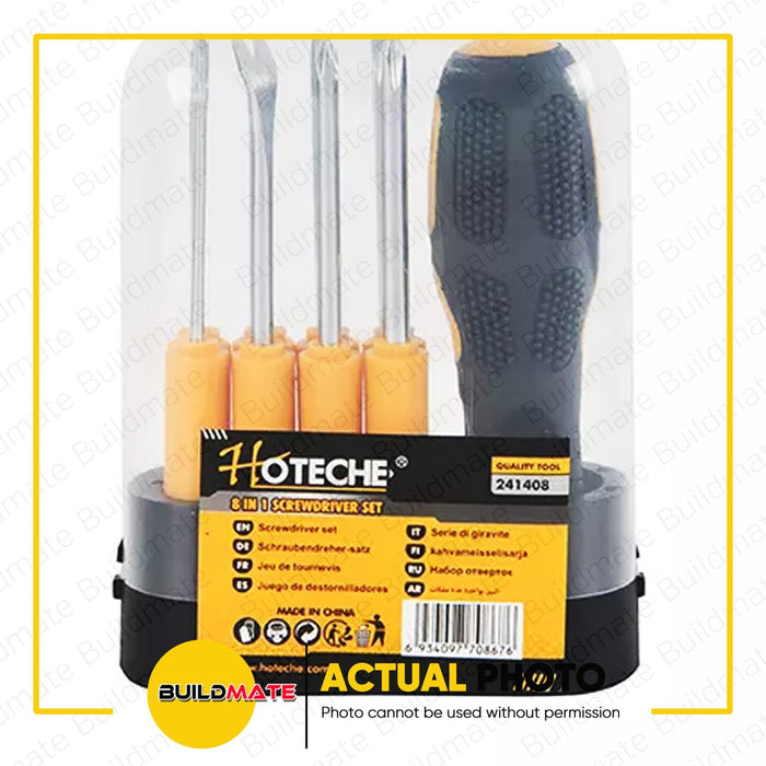 HOTECHE 8 IN 1 Screwdriver Set 241408 •BUILDMATE•