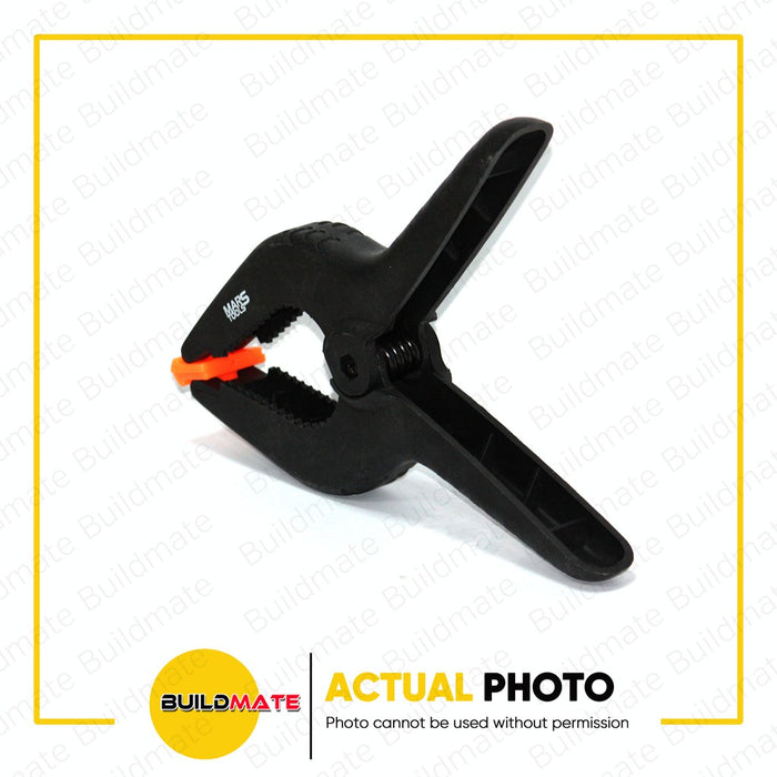 BUILDMATE Brand / MARS TOOLS Nylon Spring Clamp 3" / 4" Heavy Duty Plastic Backdrop Clip / Holder for Woodworking and Craft