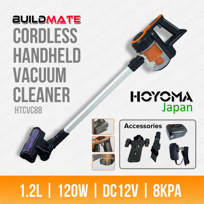 HOYOMA Cordless Handheld Vacuum Cleaner 1.2L 21V Portable Lightweight HTCVC88 •BUILDMATE• HYMPT