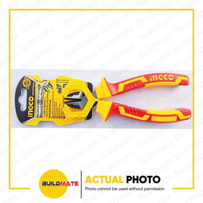 INGCO Insulated High Leverage Diagonal Cutting Pliers 6" HIHLDCP28160  •BUILDMATE• IHT