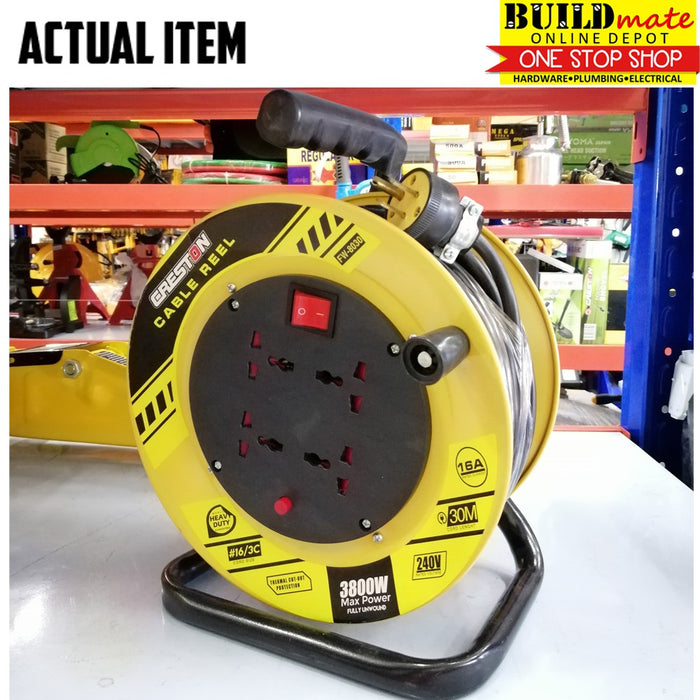CRESTON Extension Wheel Cable Reel 30m FW-8030