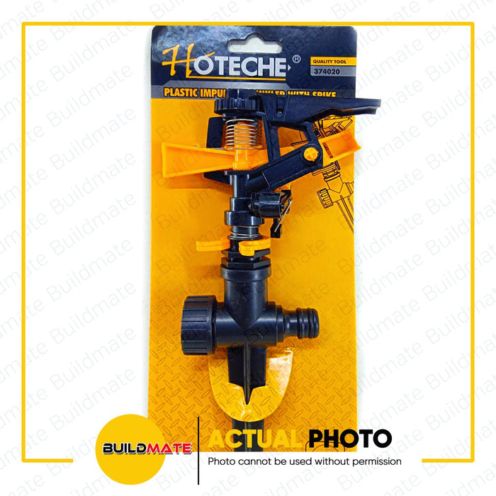 HOTECHE Plastic Impulse Sprinkler With Spike 374020 •BUILDMATE•