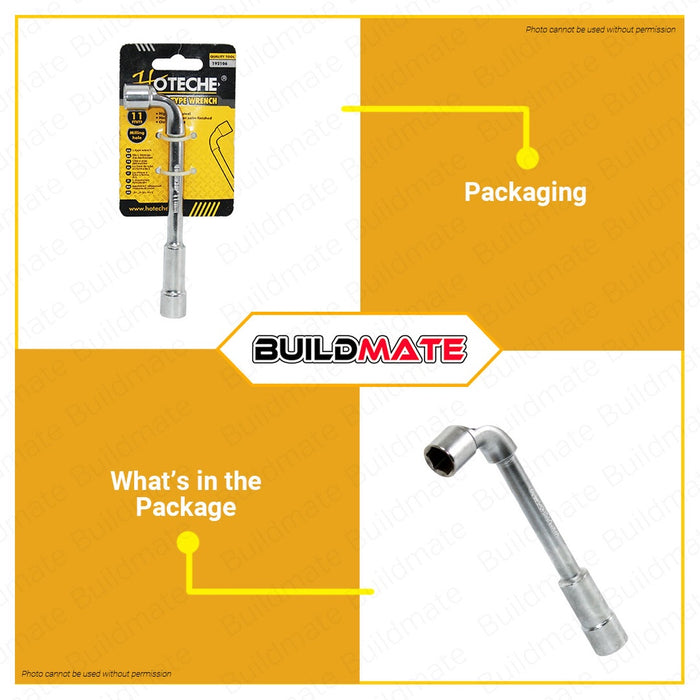 Hoteche L-type L Wrench Wrenches 11mm HTC-192106 •BUILDMATE•