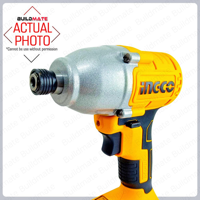 [COMBO] INGCO Cordless Impact Drill 18V CIDLI1801 + Cordless Impact Driver 20V CIRLIE2001 IPT