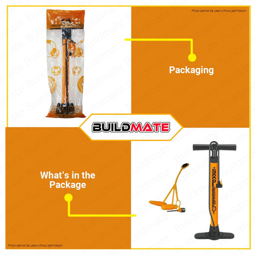 INGCO Aluminum Hand Pump For Bicycle MPP4501 •BUILDMATE• HT2