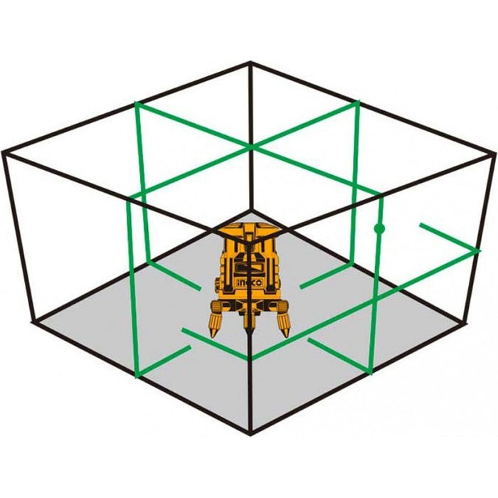 INGCO Self-Leveling Line Laser Level Green Laser Beams HLL305205 •BUILDMATE• IPT