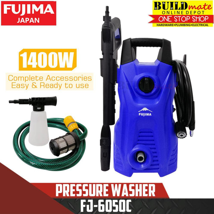 Pressure Washer 1400W FUJIMA FJ-6050C |  HOYOMA HT-HPW02 | ZEKOKI ZKK-1400PW •BUILDMATE•