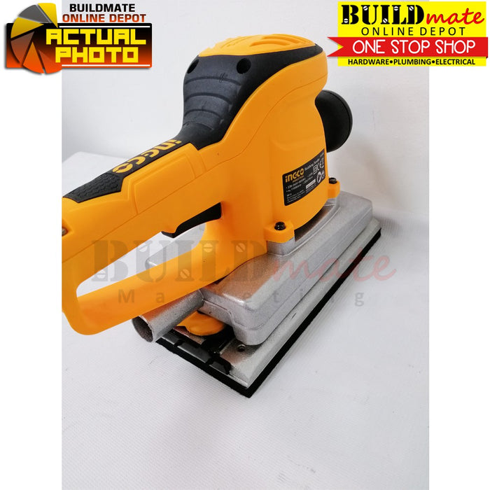 INGCO Finishing Sander 220x110mm Fast Clamp 350W FS35028 +FREE TAPEMEASURE & GLOVES •BUILDMATE• IPT