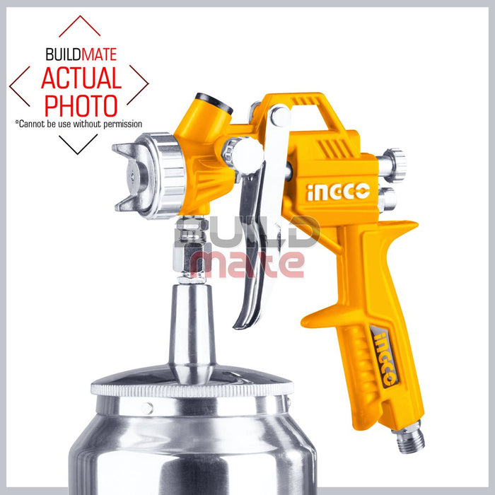 INGCO Air Spray Gun ASG3101 SUCTION TYPE HIGH QUALITY  •BUILDMATE• IHT
