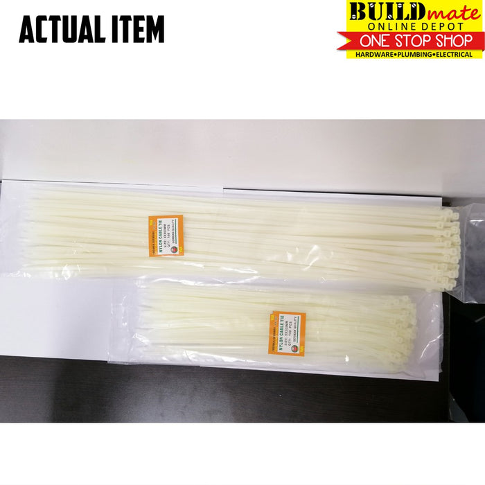 PROMAN Nylon Cable Tie 100PCS High Quality WHITE | BLACK  SOLD PER PACK •BUILDMATE•