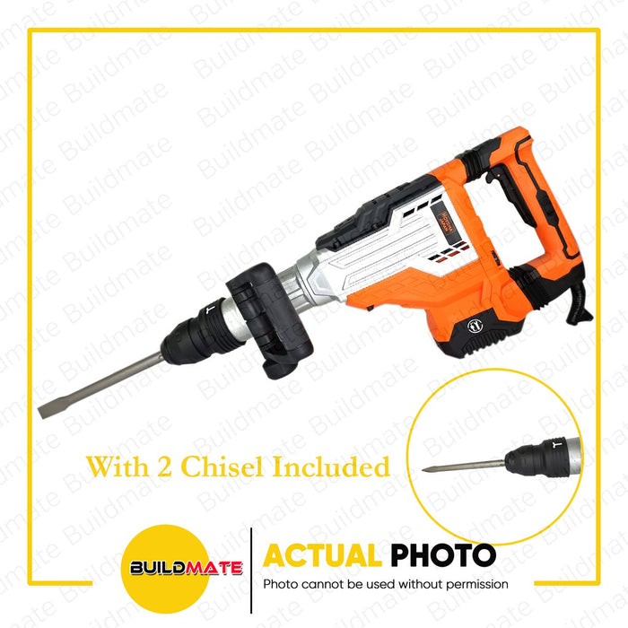 HOYOMA JAPAN Demolition Hammer 1800W Concrete Breaker Demolition Drill HT-DH1800 •BUILDMATE• HYMPT