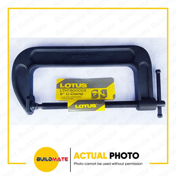 LOTUS C Clamp 8" | 10" | 12" SOLD PER PIECE •BUILDMATE• LHT