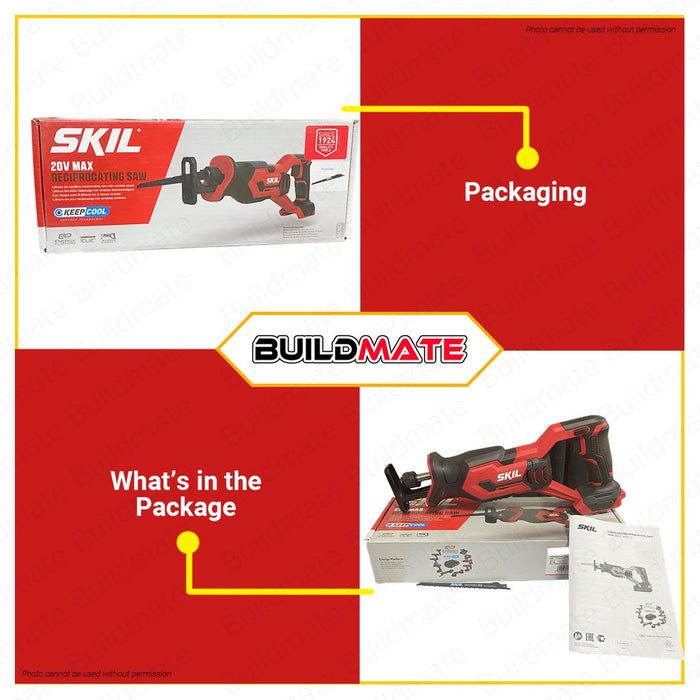 SKIL Cordless Reciprocating Saw 20V SW1E3470CA BARE UNIT ONLY •BUILDMATE•
