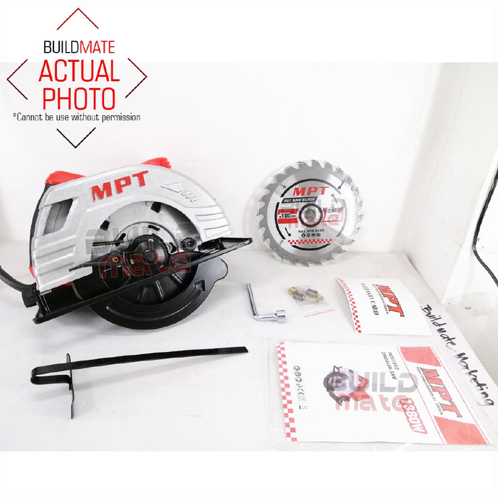 MPT Circular Saw 7" Power 1380W MCS1803 Most Professional Tools •BUILDMATE•
