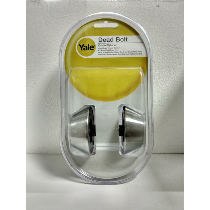 YALE Original Double Deadbolt Lockset VCA8121 / V8121 US32D •BUILDMATE•