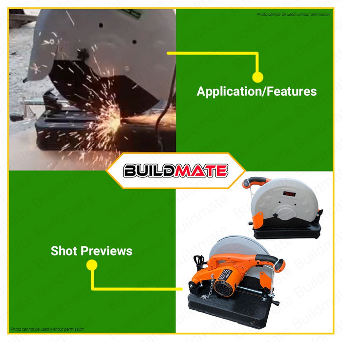 HOYOMA JAPAN Cut Off Machine Chop Saw Chopsaw Cutter 2000W 14" 355mm HT-CM2000A •BUILDMATE•