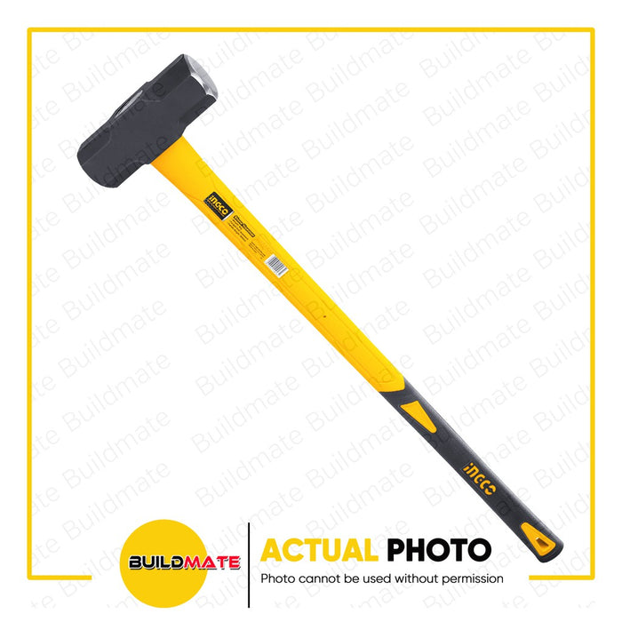 INGCO Sledge Hammer Stoning Maso Carbon Steel with Fiberglass Handle12Lb HSM01598 •BUILDMATE• IHT