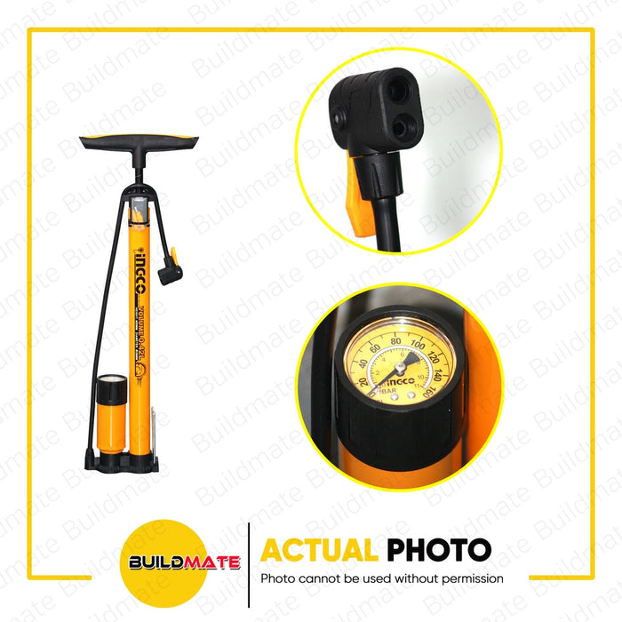 INGCO Tire Air Hand Pump Inflator Bike Wheel 160PSI MPP3811 •BUILDMATE• HT2