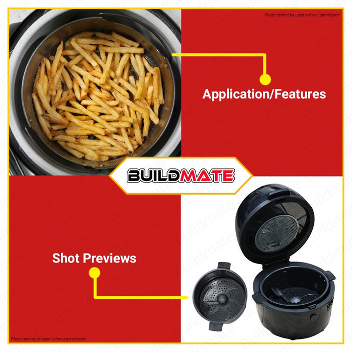 MICROMATIC Digital Air Fryer Non Stick Convection Oven 7L 1500W MAF-700 •BUILDMATE•