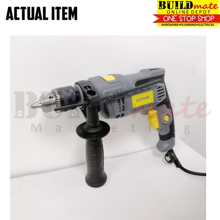 LOTUS 16RE COMBO Angle Grinder 650W & Variable Impact Drill 800W 16mm +FREE TAPE MEASURE •BUILDMATE•