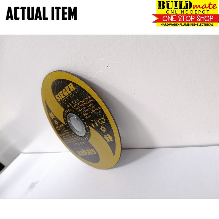 SIEGER Germany Cutting Disc for Metal 4" •BUILDMATE•