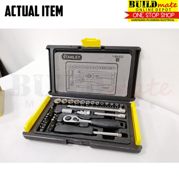 STANLEY 1/4" Drive Socket And Bit 35PCS/SET 1-89-033 SHT