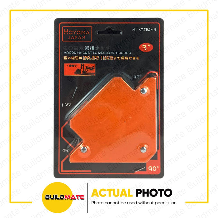 HOYOMA JAPAN Magnet Magnetic Steel Welding Holder 3" | 4" | 5" SOLD PER PIECE •BUILDMATE• HYMHT