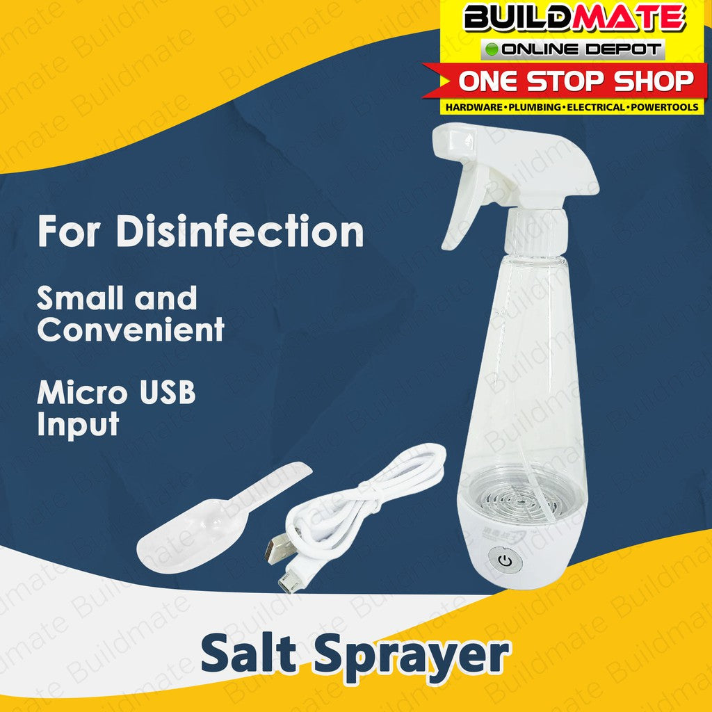 Salt Sprayer Portable Rechargeable Disinfection Sterilizing Salt Sprayer •BUILDMATE ...