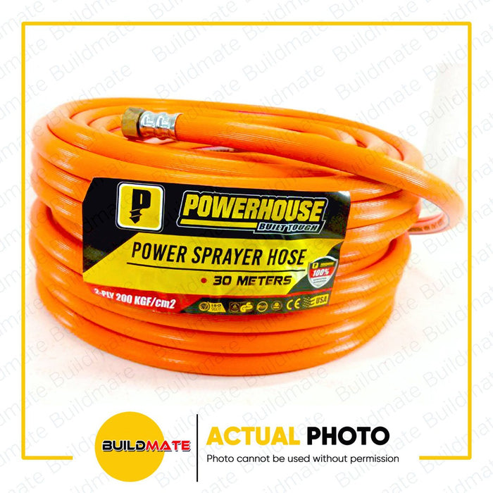 POWERHOUSE 2-Ply Pressure Washer Power Sprayer Hose 50m •BUILDMATE• PHI