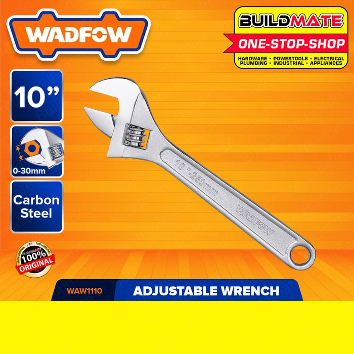 WADFOW 6" | 8" | 10" | 12 Inches Adjustable Wrench [SOLD PER PIECE] Hand Tool Wrenches BUILDMATE WHT