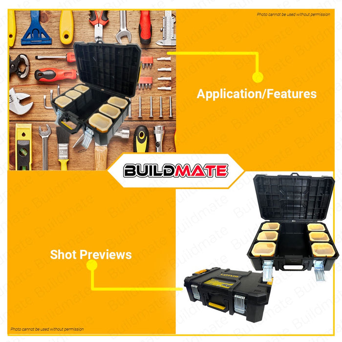 LOTUS X-Connect2 Modular Top Tool Box Organizer Safe Storage Heavy Duty LT2XC100 •BUILDMATE• LHT