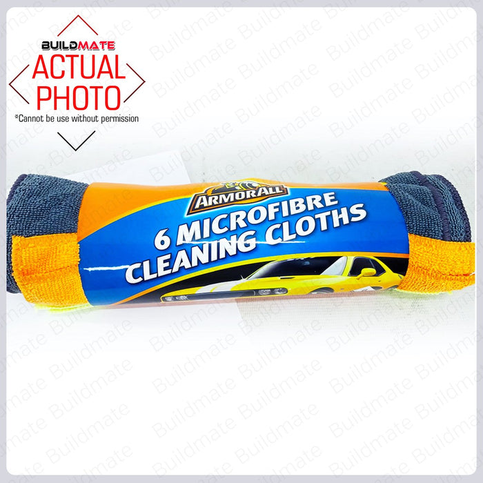 ARMOR ALL Microfibre Towel 6PK AA400010EN •BUILDMATE•