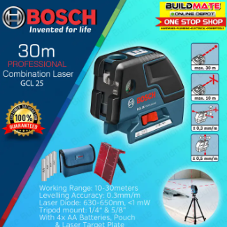 BOSCH Professional GCL 25 Combi Laser 0601066B00 •BUILDMATE• BMT