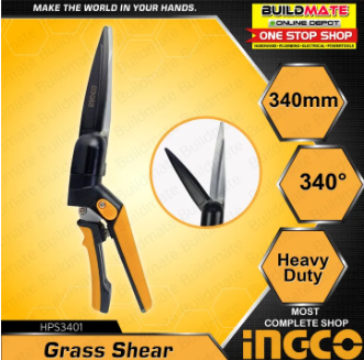 INGCO Grass Shear Scissor Cut 340mm HPS3401  •BUILDMATE• IHT