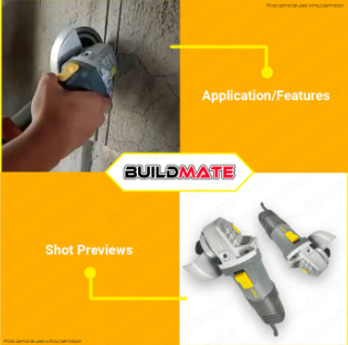 [COMBO] LOTUS Angle Grinder 4" 650W & Grinder Stand +FREE TAPE MEASURE •BUILDMATE• LPT LUTOS