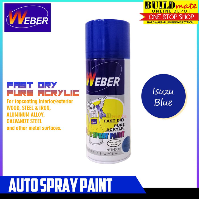 WEBER Auto Spray Paint 400ml PURE ACRYLIC