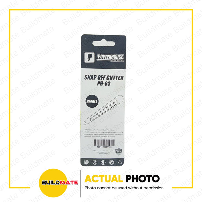 POWERHOUSE Snap Off Cutter SMALL 9mm PH-63 •BUILDMATE• PHHT