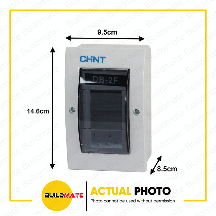 CHINT 2 WAYS FLUSH Type Panel Distribution Box Board for Din Rail Breaker DB-2F •BUILDMATE•