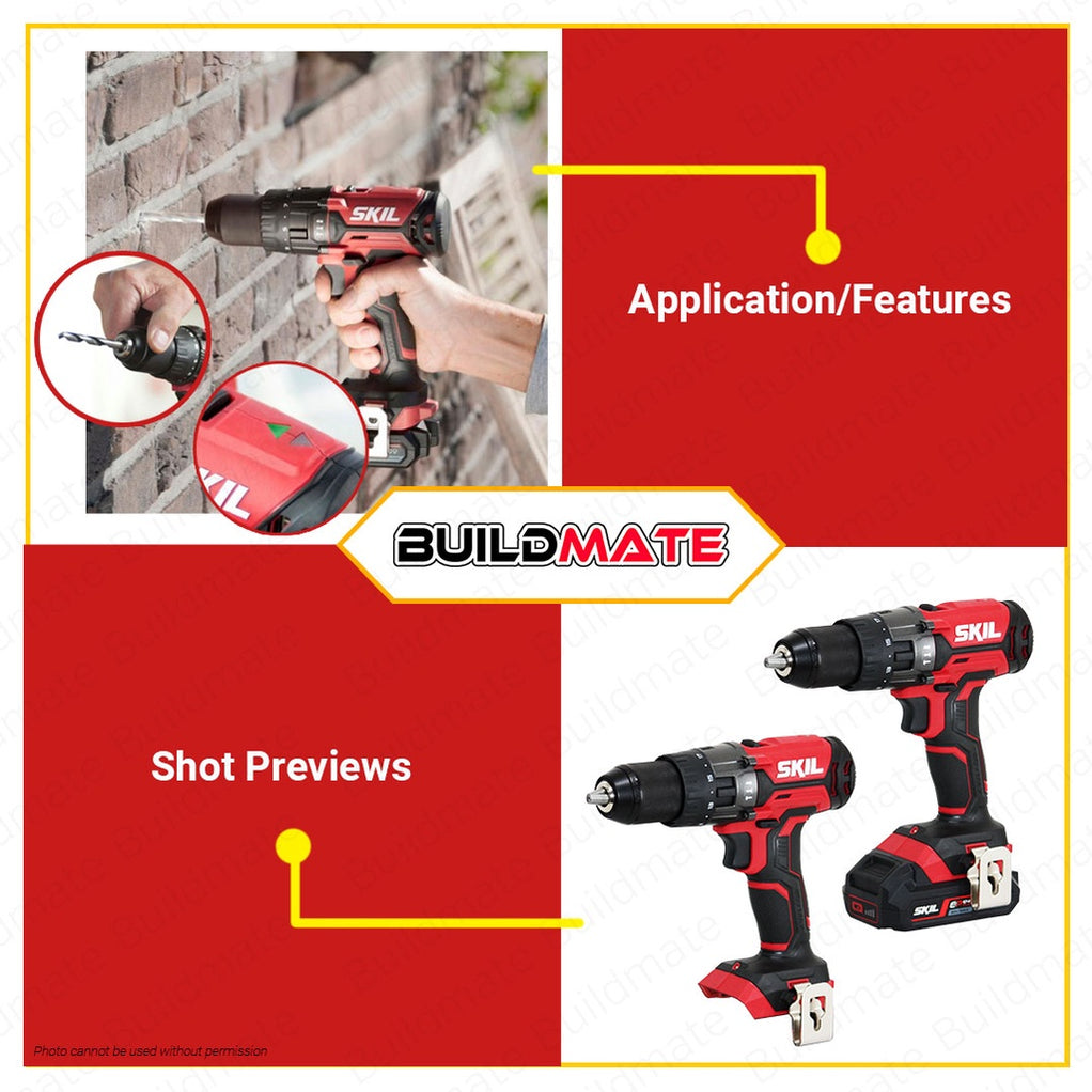 SKIL Cordless Drill/Driver 20V CD1E3020CA BARE UNIT ONLY •BUILDMATE ...