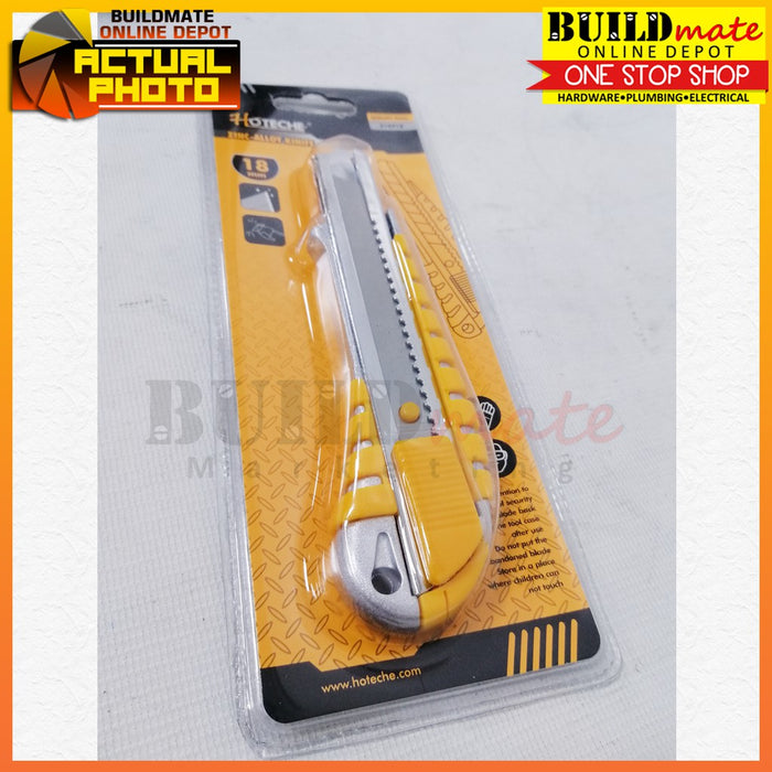 Hoteche Zinc Alloy Utility Knife 18mm 310418 •BUILDMATE•