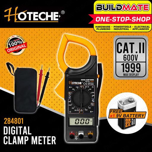 Hoteche Digital Clamp Meter 600V HTC-284801 •BUILDMATE•