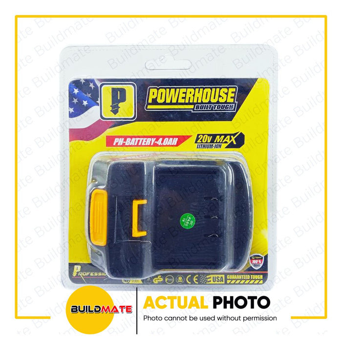 POWERHOUSE 4.0Ah Lithium-Ion Battery Cordless Tools Accessories PH-BATTERY-4.0AH •BUILDMATE• PHPT
