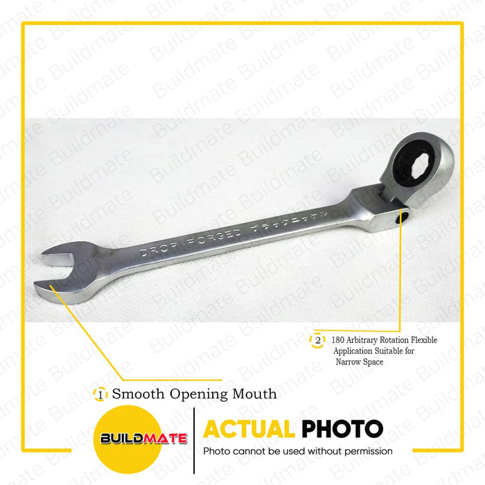 FUJIMA Flexible Gear Spanner Combination Wrench 8mm | 10 | 12 | 14 | 17 | 19mm PER PIECE •BUILDMATE•
