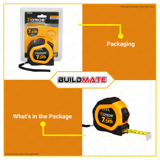 Hoteche Measuring Tape Measure 7.5 meters HTC-280175