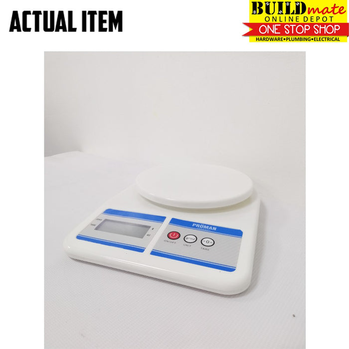 Proman Digital Weight Scale P-C101 •BUILDMATE• 