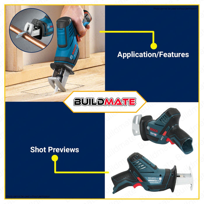 BOSCH Professional Cordless Lithium Ion Li-Ion Reciprocating Saw Solo 12V GSA 12V-LI 060164L9L2 BLC