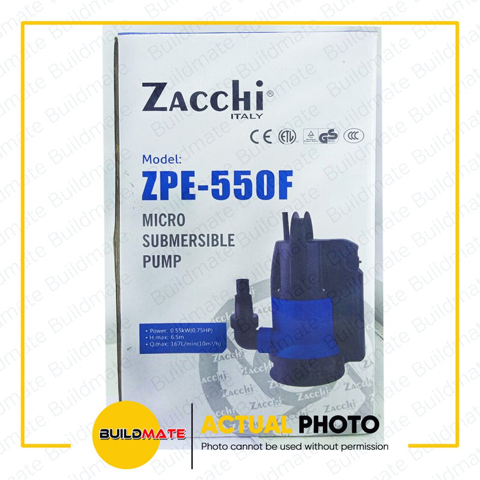 ZACCHI Micro Submersible Pump Dirty Water •BUILDMATE•